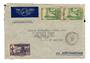 IVORY COAST 1938 Airmail Letter from Grand-Bassam to Barber Steamship Lines Inc New York. Via Aeromaritime Abidjan and Paris. N