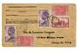 IVORY COAST 1937 Letter from Abidjan to Chicago. - 37635 - PostalHist