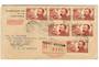 IVORY COAST 1938 Registered Letter from Barber-West African Line Inc Grand-Bassam to Barber Steamship Lines Inc New York. - 3763
