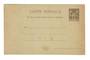 MADAGASCAR 1895 Carte Postale with Overprint SG Type (6) on France 10c Black. Unused. Small stain. - 37661 - PostalHist