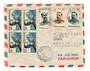 MADAGASCAR 1955 Airmail Letter from Diego-Suarez to USA. - 37698 - PostalHist