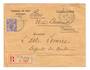 FRENCH MOROCCO 1914 Registered Letter from D'Oudjda to Paris. - 37715 - PostalHist