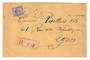 FRENCH MOROCCO 1914 Registered Letter from Rabat to Lyon. - 37716 - PostalHist