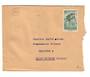 MONACO 1939 Letter from Monaco with pre-cancel to St Etienne. Cachey on the reverse.