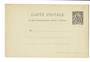 OBOCK 1892 Carte Postale 10c Black. Unused. - 37898 - PostalHist