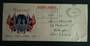SOUTHERN RHODESIA 1947 Illustrated cover originating on the Royal Train 7/4/47.Registration cachet 5829 and postmark ROYAL TOUR