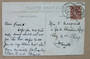 FRANCE 1905 Postcard with The Sower (with sun) 10c Deep Carmine formerly listed as SG 315. Postmarked MARSEILLE 29/9/1905. Rever