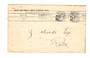 NEW ZEALAND 1916 cover from Dalgety Palmerston North to Z Meads Rata. Stamped with 1d and ½d meter marks Backstamps MARTON JUNCT