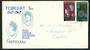 NEW ZEALAND 1967 Centenary of the Post Office Savings Bank. Set of 2 on illustrated first day cover. Not listed by the Jones cat