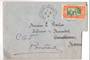 SENEGAL 1931 Airmail Letter from Croiseur Primaogie to Maroc. Readdressed to Bordeaux. Obvious cut otherwise it would be a lovel