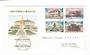 ST PIERRE et MIQUELON 1969 Buildings and Monuments. Set of 4 on first day cover. - 38226 - FDC
