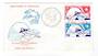 ST PIERRE et MIQUELON 1974 Centenary of the Universal Postal Union. Set of 2 on first day cover. - 38243 - FDC