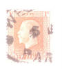 NEW ZEALAND 1915 Geo 5th Definitive 1/- Orange-Brown. Heavy parcel cancel but definitely a brownish orange shade. - 39213 - Used