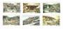 CHINA 1997 Ancient Temples Wutai Mountain. Set of 6. - 39532 - VFU