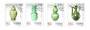 CHINA 1998 Longquan Pottery. Set of 4. - 39564 - VFU