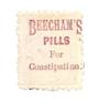 NEW ZEALAND 1882 Victoria 1st Second Sideface 6d Brown. Beechams Pills for constipation. Perf 10. Mauve to Brown-Purple. - 3980