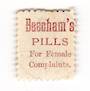 NEW ZEALAND 1882 Victoria 1st Second Sideface 6d Brown. Beechams Pills for female complaints. Perf 10. Mauve to Brown-Purple. -