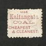 NEW ZEALAND 1882 Victoria 1st Second Sideface 5d Olive-Black. Perf 10. 3rd Setting Mauve. Kaitangata Coal. - 3997 - Used