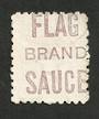 NEW ZEALAND 1882 Victoria 1st Second Sideface 6d Brown. Perf 10. 3rd setting in Mauve. Flag Brand Sauce. Fiscal usage. - 4002 -