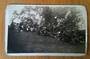 EGYPT Real Photograph of Soldiers having Lunch at the Delta Barrage. Corners rounded. Showing it age. WW2. It is a postcard. - 4