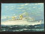 Coloured postcard of Swedish American Line MS Gripsholm. - 40277 - Postcard