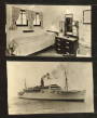 Real Photographs of P & O line S.S Strathnaver. Set of 6. One of the ship and five of the interior. Superb. - 40312 - Postcard
