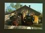 AUSTRIA Coloured postcard of Austrian Federal Railways Narrow Guage Steam Locomotives 298.56 and 298.58. - 40544 - Postcard