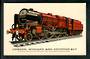 Coloured postcard of London Midland Scottish Class 6P 6100 Royal Scot. - 40611 - Postcard