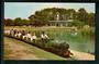 GREAT BRITAIN Coloured postcard of The Lake and Miniature Railway Poole. - 40648 - Postcard