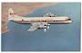 Coloured postcard of Qantas International Prop-Jet Electra. - 40826 - Postcard