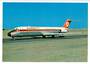 Coloured postcard of Ansett DC9. - 40868 - Postcard