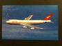 Coloured postcard of Qantas Boeing 747B. - 41009 - Postcard