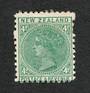 NEW ZEALAND 1882 Victoria 1st Second Sideface 4d Green. Perf 11. Two blind perfs. Good amount of original gum. - 4201 - Mint