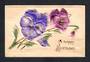 Embossed Silk Card. Happy Birthday. - 42073 - Postcard