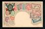 FRANCE Coloured postcard featuring the stamps of France. - 42120 - Postcard