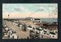 Coloured postcard of The Marine Drive Yarmouth. Trams. - 42554 - Postcard