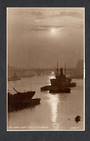 Real Photograph of sunset over London Bridge. - 42586 - Postcard