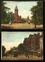 Coloured postcards of Southport Lord Street. One looking south and the other north. - 43067 - Postcard