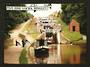 Modern Coloured Postcard of Five Ruse Locks Bingley. - 440038 - Postcard