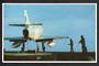War in the South Atlantic. Coloured postcard of McDonnell Douglas A4Q Skyhawk aboard the Carrier '25 De Mayo'. - 44051 - Postcar