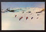 Modern Coloured Postcard by Gladys Goodall of skiers on Mt Ruapehu. - 444219 - Postcard