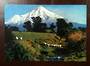 Modern Coloured Postcard by Gladys Goodall of Mt Egmont. - 444415 - Postcard