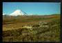 Modern Coloured Postcard by Gladys Goodall of Mt Ngauruhoe and Whakapapa Village. - 444456 - Postcard