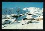 Modern Coloured Postcard by Gladys Goodall of ski lodges Mt Ruapehu. - 444594 - Postcard
