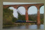GREAT BRITAIN Modern Coloured Postcard of A4 4-6-2 60007 Sir Nigel Gresley passing under Larpool Viaduct over the River Esk. - 4