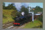 GREAT BRITAIN Modern Coloured Postcard of LNER Q6 0-8-0 63395 leaving Goathland for Pickering. - 444744 - Postcard