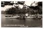 Real Photograph by T G Palmer & Son of the Wharf at Mansion House Kawau Island. Wharf and Launches very close. - 44790 - Postcar
