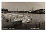 Real Photograph by T G Palmer & Son of Whangarei Town Basin. Superb Yachts at anchor in the foreground. - 44843 -