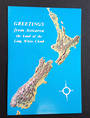 Modern Coloured Postcard of Map of New Zealand. - 449713 - Postcard