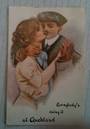 Coloured postcard of